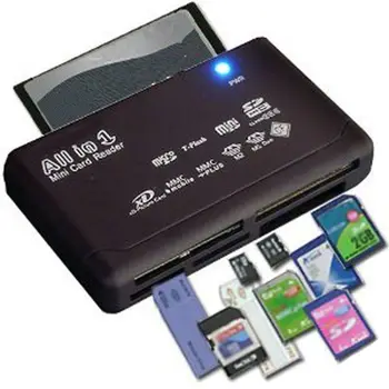 Viskas Viename Kortelių Skaitytuvą, USB 2.0 SD Kortelių Skaitytuvas Adapteris Parama TF CF, SD, Mini SD, SDHC MMC, MS XD