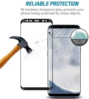 Visą Klijai Grūdintas Stiklas Samsung Galaxy S8 S9 S10 S20 Plius S6 S7 S10E Screen Protector for Samsung Note 20 10 9 8 S10 Stiklo