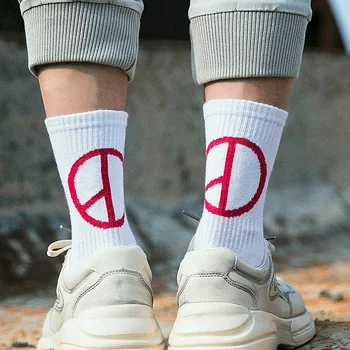 Vyrai Hip-Hop Kojinės Medvilnės Vasaros Orui Harajuku Laiškas Spausdinti Hipster Moteris Mados Skaterboard Streetwear Juokinga Kojinių Ilgai