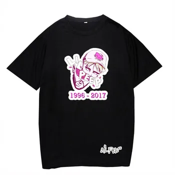 Vyriški marškinėliai Lil Peep Spausdinti Hip-Hop Vyrų Drabužiai Hipster O-kaklo Vasaros Lašas Laivybos Unisex Viršų Mados T-shirt Negabaritinių