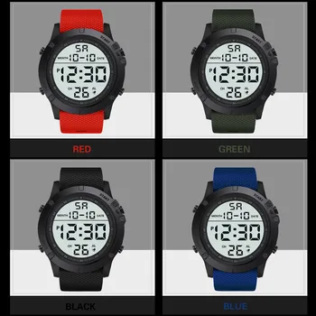 Vyrų Laikrodis Sporto Skaitmeninis LED Vandeniui Riešo Žiūrėti Prabangių Vyrų Analoginis Skaitmeninis Karinės Stilingas Mens Elektroninių Žiūrėti Laikrodis 2020 m.