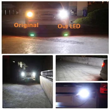 W16W LED T15 LED Lemputė Canbus 921 NĖRA OBC Klaidų Automobilių Atsarginės Rezervo Šviesos Lemputės VW Touran Polo Bora Tiguan Caddy CC GTI