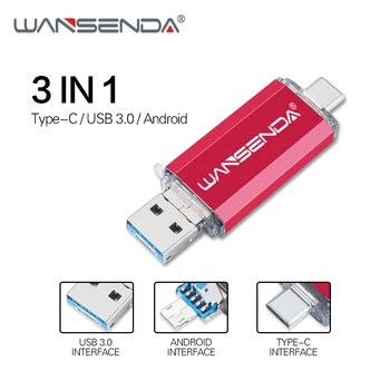 Wansenda OTG 3 in 1, USB 