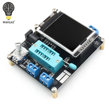WAVGAT LCD GM328A Tranzistorius Testeris Diodų Talpą, ESR Įtampos Dažnio Matuoklis PWM Kvadratinių Bangų Signalo Generatoriaus, SMT Litavimo