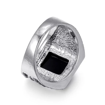 Wbmda Karšto Juodo Akmens Vyrų Žiedai Užpildyti Graviravimas Pasisekė Modelis Vestuvinį Žiedą, Senovinių Papuošalų Didmeninė Lašas Laivybos