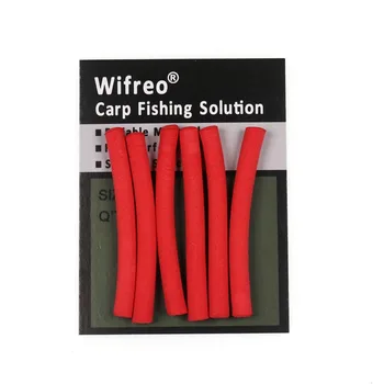 Wifreo 12PCS/2bags 8mm 5mm Karpių Žvejybos Pop Iki Putų Zig Rig Putų Lazdos Plaukų Plūduriuojantis Įrenginys Karpių Žvejyba Masalas Raudona Žalia Geltona