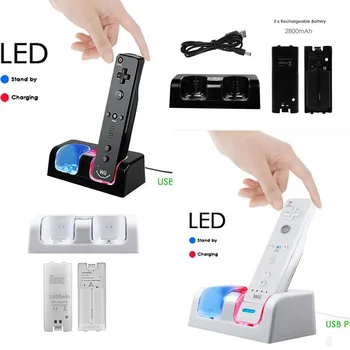 Wii U Įkroviklis, Wii Įkrovimo Stoties, Wii Dock Stovas Wii Remote 
