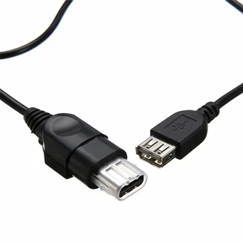 XBOX USB KABELIS - Moterų USB Originalaus Adapterio Kabelį Convertion Kabelis Kartos AV Audio Video, Composite Laidas RCA Kabelis