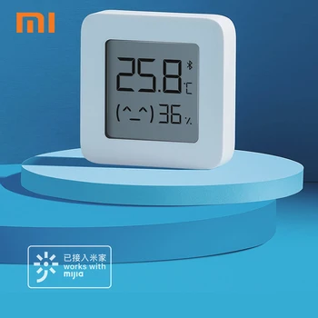 XIAOMI Mijia Bluetooth Termometras 2 Xiaomi Namų LCD Belaidžio Protingas Elektros Skaitmeninis Termometras su Drėgmėmačiu Dirbti su Mijia APP