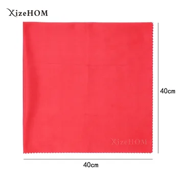 XizeHOM (40*40cm/1pcs) Didelis Mikropluošto Valymo šluostės Visiems Akiniai, Akiniai, Fotoaparatas, Objektyvai(6 spalvos)