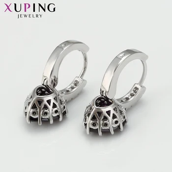 Xuping Papuošalai Populiarus Europos Stiliaus Merginos Žiedai, Auskarai su Širdies Formos Akmens 91291