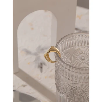 Yhpup Minimalistinio Aukso Spalvos Metalo Piršto Žiedą, Moterims, Paprastų Geometrinių Vario Žiedas, Papuošalų Šalies Gala бижутерия кольцо Dovana