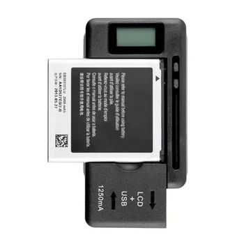 YIKIXI ES/JK/JAV PLUG Universal Mobile Baterijos Įkroviklis USB-Port LCD Indikatoriaus Ekranas, Mobilieji Telefonai, Smart Įkroviklis