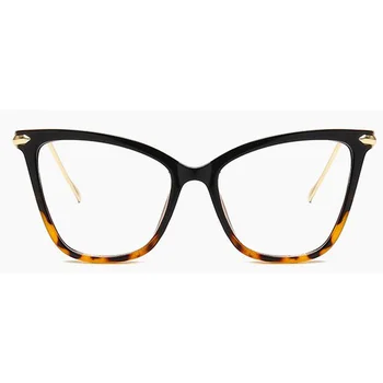 Yoovos Cat Eye Akiniai, Rėmeliai Prekės Dizaineris Optiniai Akinių Rėmeliai Moterų Aišku, Metalo Didelis Rėmas Okulary Vintage Akiniai Moterims