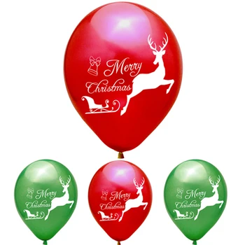 YORIWOO 10vnt Kalėdų Elnias Balionas Konfeti Balionai Oro Linksmų Kalėdų Dekoracijas namams 2020 Baloons Gimtadienio Kalėdos