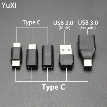 YuXi USB Type C) USB Adapteris, USB, C, Vyrų ir Moterų Tipas C su USB 3.0 Moterų Adapteris Krauti Konverteris Įkrovimo Jungtis