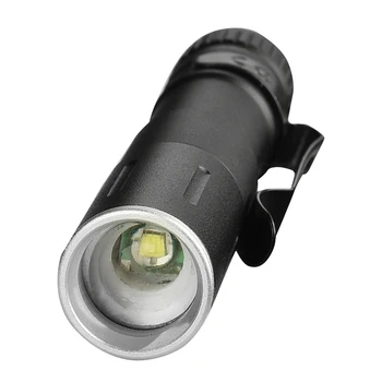 Z10 mini LED Žibintuvėlis ZOOM 7W CREE Q5 2000LM Vandeniui Žibintuvėlis LED Zoomable Lanterna AAA Baterijos Led stovyklavimo