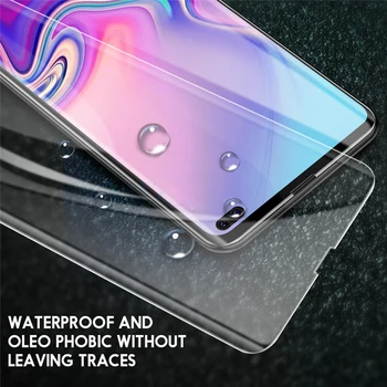 ZLNHIV visiškai padengti grūdinto stiklo samsung Galaxy S7 krašto S8 S9 S10 S10e plius telefono screen protector apsauginė plėvelė ant stiklo