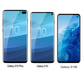 ZLNHIV visiškai padengti stiklo samsung Galaxy S7 krašto S8 S9 S10 plius grūdintas ant stiklo telefono screen protector apsauginė plėvelė