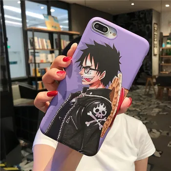 Zoro Katakuri Atveju iPhone, 11 pro 7 8 plus X XR XS Max telefono atvejais Naujausias Japonija, Anime One Piece minkštos TPU galinį dangtelį Coque