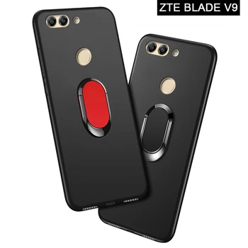 ZTE Blade V9 Vita Atveju ZTE Blade V9 4GB 64GB Padengti prabangus Minkštas Juodas Silikoninis Dangtelis, skirtas ZTE Blade V9 Vita Telefono Atvejais