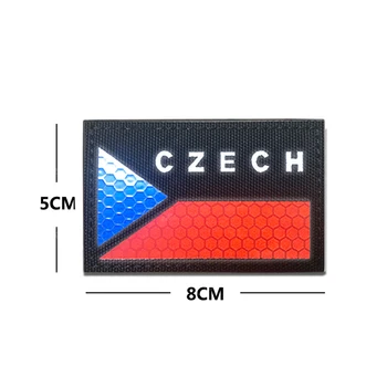Čekijos Respublikos Nacionalinė Vėliava Molon Labe Siuvinėjimo Pleistrai Karinis Taktinis Raištį emblemos kablys kuprinė pleistras