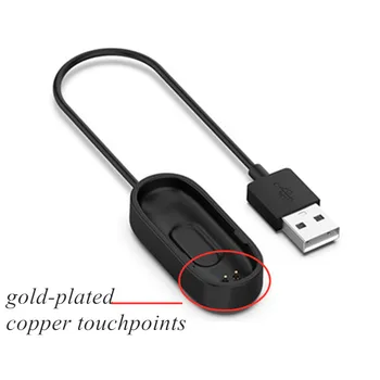 Įkroviklio Adapterio Laidą Xiaomi Mi Juosta 5 4 Miband 3 2Smart Apyrankės Apyrankės Mi juosta 5 Įkrovimo kabelis Band3 USB Įkroviklio Kabelį