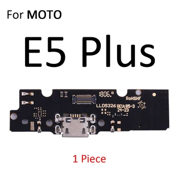Įkrovimo Lizdas Jungtis Valdybos Dalių Flex Kabelis Su Mikrofonu Mic For Motorola Moto 30 Dėmesį Į Vieną Galia G6 Žaisti G5 E5 Plius