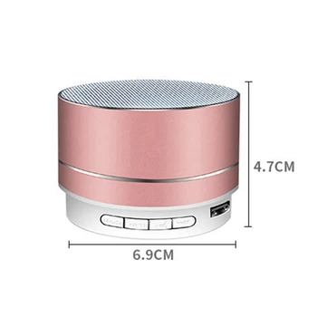 Įkrovimo Portable Bluetooth Speaker Mini Belaidis Garsiakalbis Muzikos Garso TF USB AUX Stereo Garso Garsiakalbių Garso Muzikos Grotuvas