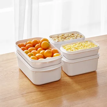 Šaldytuvas laikymo dėžutė specialios uždaromos laukelį namų virtuvėje skaidrus multi-funkcija plastiko dėžutė su dangčiu maisto produktų laikymo dėžutė