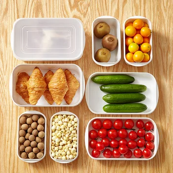 Šaldytuvas laikymo dėžutė specialios uždaromos laukelį namų virtuvėje skaidrus multi-funkcija plastiko dėžutė su dangčiu maisto produktų laikymo dėžutė