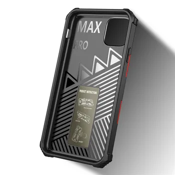 Šarvai atsparus smūgiams Magnetinis Žiedas Laikiklis Telefono dėklas Skirtas iPhone 11 Pro XS Max XR X 6, 6S 7 8 Plius Hibridas Karinės Raštas Dangtis