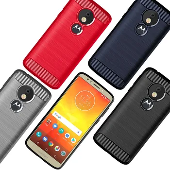 Šepečiu Tekstūros Telefoną Atveju Motorola MOTO G9 G7 Žaisti G5 G6 Plius G5S G8 Galia Lite E7 G 5G 2021 Anglies Pluošto Galinį Dangtelį Atveju