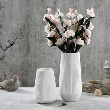 Šiaurės kūrybos vaza namų dekoro gėlių vazos namus drėgno ir sauso sodinamoji stalo dekoro imitacija, keramikos, plastiko amatai