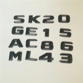 Šildomos Galinės Logotipas Ženklelis Raidžių Lipdukas Mercedes Benz AMG, C, CLK CLS Klasė S GL ML SLK GLK A B E W205 W213 GLA GLC W211 W210