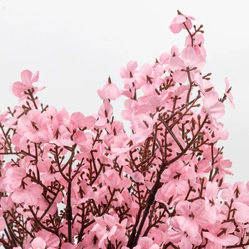 Šilko Gypsophila Dirbtinės Gėlės Apdaila Namo Plastikiniai Kamieninių Nuotaka Vestuvių Puokštė Mariage Cherry Blossom Netikrą Gėlių 