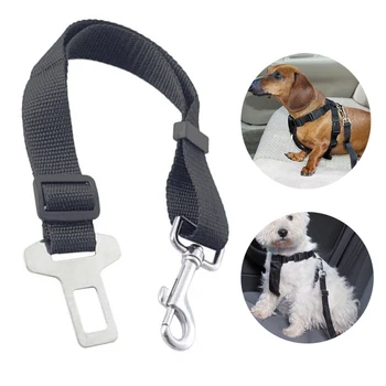 Šuns Diržas Automobilių kištuko adapterį su ispudi al sėdynė dirželio nailono Reguliuojamas apsauga nuo naminių šunų ar kačių