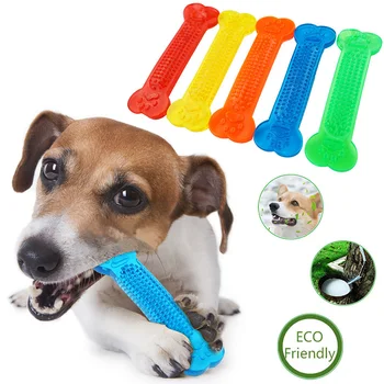 Šunų Žaislai Pet Krūminių Dantų Švaresnis Šepečiu Stick trainging Šunį Kramtyti Žaislas dantų šepetėlį Šunims Šuniškas Mažylis Dantų Priežiūros Šuo Pet Šuniukai