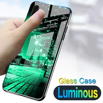 Šviesos Grūdintas Stiklas Case For Samsung Galaxy S8 S9 S10E Plus Valymo Maišelis Atveju Galinio Dangtelio Samsung Note 8 9 10 Pro