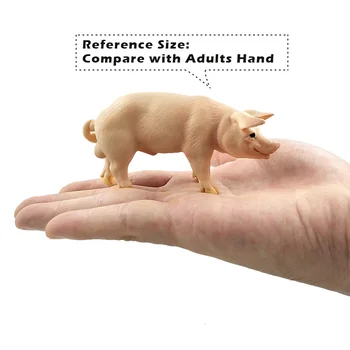 Ūkio Modeliavimo Gyvūnų modelio, Šernų, Kiaulių Veiksmų žaislas duomenys plastiko Amatų Apdailos švietimo Geriausia Kalėdų Dovana Vaikams