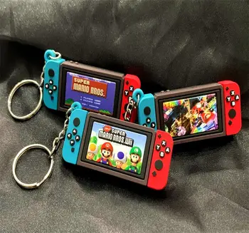 Žaidimas raktelis grandinės 3D Super Mario paketų prižiūrėtojų raktinę Mados Mario Maišelį Pakabukai Pakabukas Raktų pakabukai Pakabukas Vaikas Dovana Pakabukas maišelį, raktų žiedas