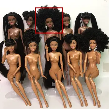 Žaislas Afrikos lėlės Amerikos Lėlės Priedai Kūno Sąnariai Gali Pakeisti Galva, Koja Perkelti Afrikos Black Girl Dovana Apsimesti, Žaislų Kūdikių