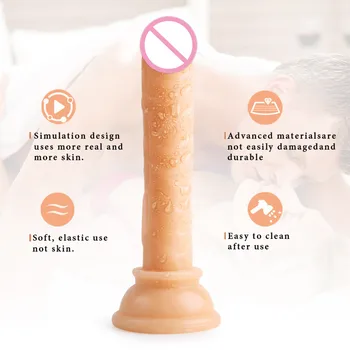 Želė Dildos Anal plug Sekso Žaislai Moterims, siurbtukas Dildo Moterų Masturbator G-Spot Makšties Massager butt plug sekso produktai