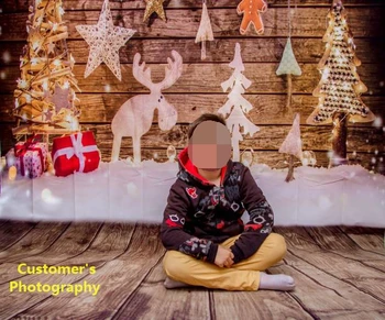 Žiemos Linksmų Kalėdų Senelio Dovanų Langą Pagalvė Kūdikiui Šalies Festivaliuose Nuotraukų Foną, Photocall Nuotrauka Fone Photostudio