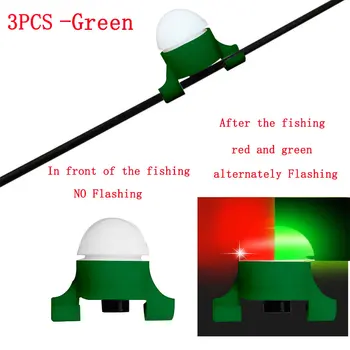Žvejybos Reikmenys Elektroninių LED Šviesos Žvejybos Sukandimas Signalizacija, nešiojamų Naktį Žvejybos Šviesos Signalizacijos Žvejybos Linija Įspėjimo Indikatorius