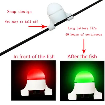 Žvejybos Reikmenys Elektroninių LED Šviesos Žvejybos Sukandimas Signalizacija, nešiojamų Naktį Žvejybos Šviesos Signalizacijos Žvejybos Linija Įspėjimo Indikatorius